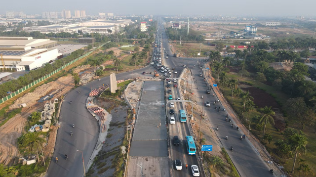 Hà Nội điều chỉnh tổ chức giao thông tại nút giao phía Bắc đầu cầu Thăng Long từ ngày 29/10